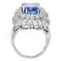 Tiffany & Co. Burma Sapphire 21.50cts Diamond Platinum Cocktail Ring|Dover Jewelry|