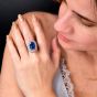 Tiffany & Co. Burma Sapphire 21.50cts Diamond Platinum Cocktail Ring