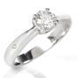 Chimento Diamond 18K White Gold Italian Engagement Ring 