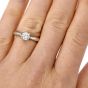 Chimento Diamond 18K White Gold Italian Engagement Ring 