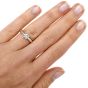 Chimento Diamond 18K White Gold Italian Engagement Ring 