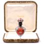 Giulio Nardi Antique Coral Blackamoor diamond 18k-Gold Lapel Brooch