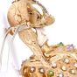 Nardi Moretto Antique multi-Gem yellow gold Arlecchino Lapel Brooch Pin