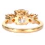 GIA 2.03cts J VVS2 14K Yellow Gold Three Stone Classic Engagement Ring|Dover Jewelry|