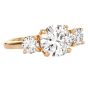 GIA 2.03cts J VVS2 14K Yellow Gold Three Stone Classic Engagement Ring|Dover Jewelry|