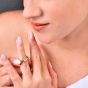 GIA 2.03cts J VVS2 14K Yellow Gold Three Stone Classic Engagement Ring|Dover Jewelry|