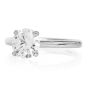 GIA 1.56 Carat H VVS2 Round Cut White Gold Solitaire Engagement Ring