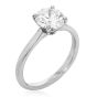 GIA 1.56 Carat H VVS2 Round Cut White Gold Solitaire Engagement Ring