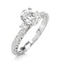 Tacori Cushion GIA Diamond Platinum Engagement Ring 