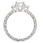 Tacori GIA Diamond Eternity Band Platinum Designer Engagement Ring 