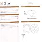 GIA D- VS2  Cushion 1.18cts Diamond 18K Gold Engagement Ring