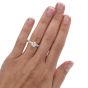 Tacori GIA Cushion Pave Diamond Platinum Engagement Ring 