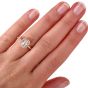Cushion Halo GIA Diamond Rose Gold Engagement Ring