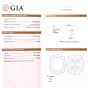 1.83cttw Cushion Halo GIA Diamond Rose Gold Engagement Ring