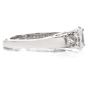 Tacori GIA Cushion Diamond Platinum Three Stone Engagement Ring 