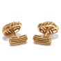 VCA Vintage Van Cleef & Aprels French Gold Cuff Links 