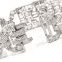 Antique Art Deco Diamond Platinum Filigree Bracelet