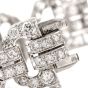 Antique Art Deco Diamond Platinum Filigree Bracelet