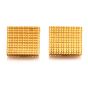 Estate Swiss Cube 18K Yellow Gold Men’s Cufflinks