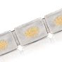 Buccellati Geminato Yellow Gold Silver Bracelet 