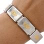 Buccellati Geminato Yellow Gold Silver Bracelet 