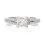 Tacori GIA Diamond Platinum Split Shank Engagement Ring 