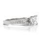 Tacori GIA Diamond Platinum Split Shank Engagement Ring 