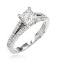 Tacori GIA Diamond Platinum Split Shank Engagement Ring 