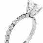 Tacori Diamond Platinum Eternity Engagement Semi-mount Ring