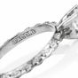 Tacori Diamond Platinum Eternity Engagement Semi-mount Ring