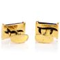 Estate Boulder Opal 18K Yellow Gold Men’s Cufflinks 