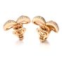 Roger Dubuis Diamond 18K Heart Clip On Earrings