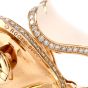 Roger Dubuis Diamond 18K Heart Clip On Earrings