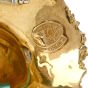 Martine Enameled Diamond Jade Lion Head Brooch