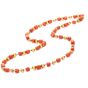 Vintage Red Coral 32 Inch 10K Strand Necklace