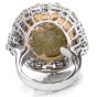Vintage 18.81 Carat Opal Diamond 14K Cocktail Ring