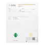 GIA 4.82 Carats Green Jade Diamond Platinum Cocktail Ring