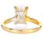 Solitaire 2.83ct Emerald Cut Diamond Engagement Ring-Dover Jewelry