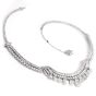 Vintage 30.87ct Diamond Platinum pendant Choker Necklace