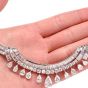 Vintage 30.87ct Diamond Platinum pendant Choker Necklace