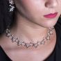European French 14.68ct Diamond Platinum Choker Necklace