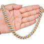 Mario Buccellati Torsadé 18K Two Tone Gold Satin Link Necklace 