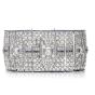 Baroness Diamond Sapphire Art Deco Platinum Bracelet