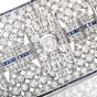 Baroness Diamond Sapphire Art Deco Platinum Bracelet
