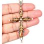 Vintage Diamond Pearl 18K Gold Cross Pendant|Dover Jewelry|