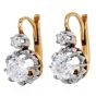 Antique Old Mine 1.40 carat Diamond Platinum 18K Classic Drop Earrings