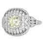 Vintage Old European Diamond 1.95carats Platinum Cocktail Engagement Ring |Dover Jewelry|