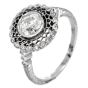  1.02Carats Old European Diamond Platinum Engagement Ring |Dover Jewelry|