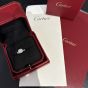 Cartier GIA Certified F VVS Cushion Diamond Platinum Halo Engagement Ring
