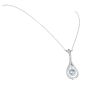 Estate Aquamarine Diamond Teardrop Platinum Necklace|Dover Jewelry|